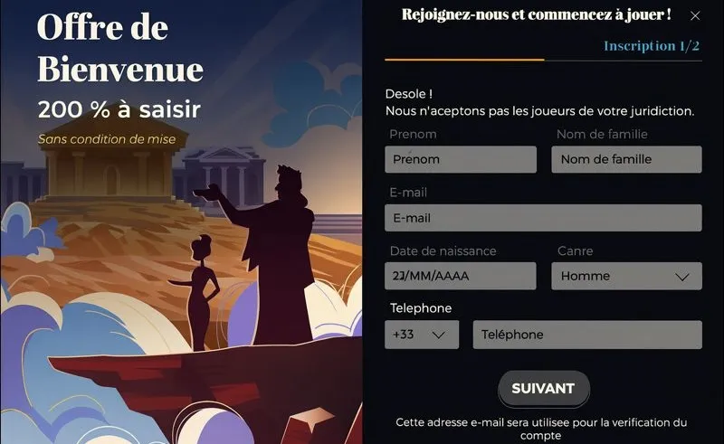 Inscription et Connexion